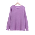 thumbnail image 3 of Womens Sweaters Fall Oversized Chunky Knitted Pullover Sweater Casual Long Sleeve Crewneck Cute Sweaters M, 3 of 8