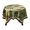 Green, variant on Round Tablecloth Polyester Fabric Table Cover for Dining Table and Coffee Table with Flat Lie Design