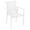 White-White, variant on Compamia Pacific Sling Arm Chair Black Frame Black Sling, Set of 2