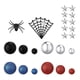 thumbnail image 2 of Adorno para tarta de arañas, decoración de telarañas, bolas rojas y azules, decoración temática para fiestas infantiles, para , niños y, 2 of 8