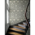 thumbnail image 6 of NextWall  Honeysuckle Trail Peel and Stick Wallpaper 20.9 in. W x 18 ft. L - Daydream Grey, 6 of 9