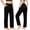 Black, variant on Track Pants For Women Everyday Comfort Solid Summer Everyday Wear Easy Movement Travel Friendly Travel Outfit Easy Everyday Styling Relaxed Weekend Wear Wine L