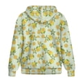 thumbnail image 5 of FOR U DESIGNS Daisy Lemon Zip Up Hooded Jacket Women Oversized Cardigan Hoodies Size XS Hooded Sweatshirt Women with Front Zipper Lightweight Long Sleeve Activewear, 5 of 7
