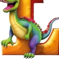 thumbnail image 2 of Adorno Acrílico Con Forma Letra L Dinosaurio para Navidad Coche Plano 2D, 2 of 3