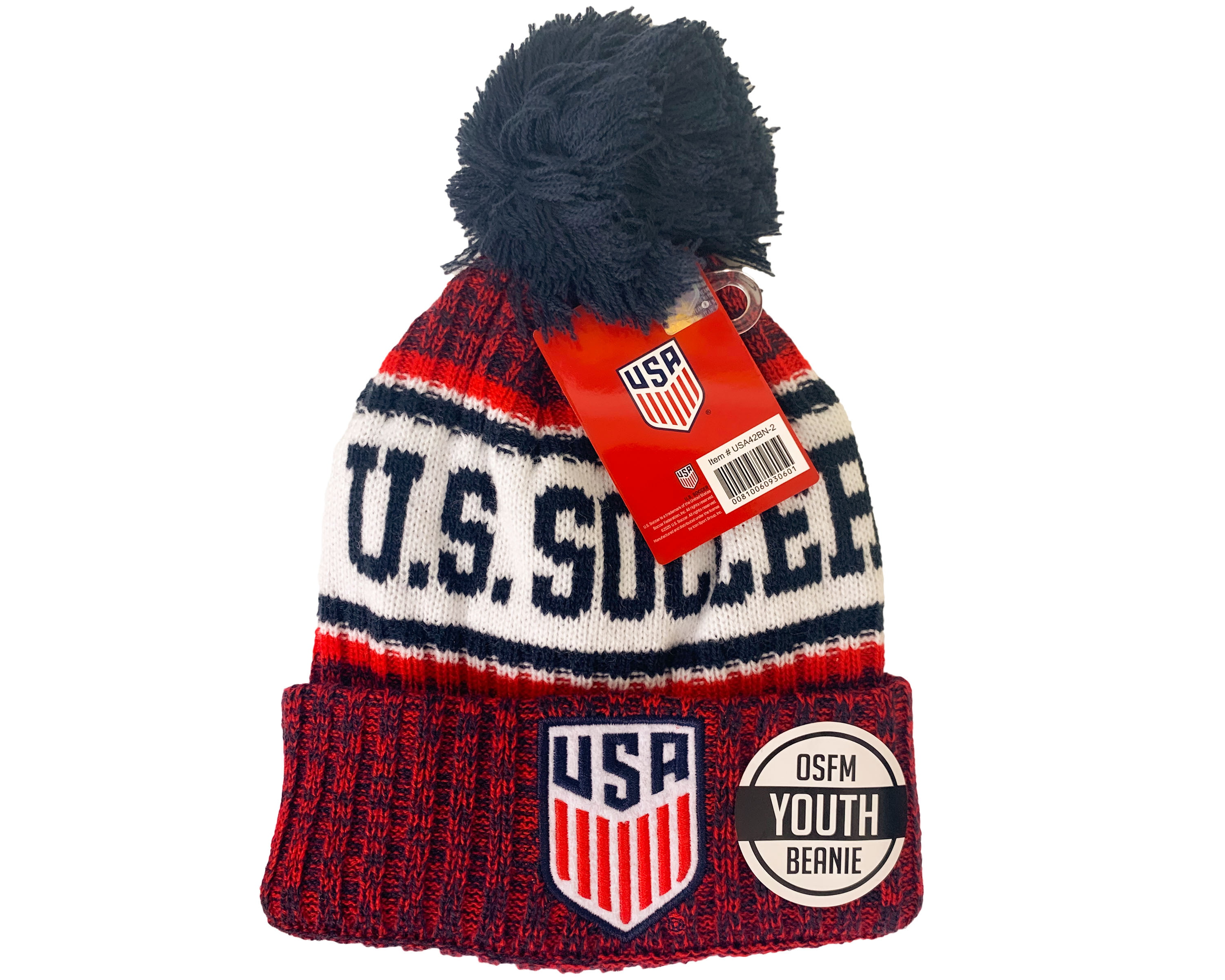 New Era USA Soccer Sport Knit Winter Hat 