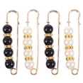 thumbnail image 1 of 4Pcs Fashion Safety Brooches Pin Pretty Safety Pin Scarves Safely Buckles, 1 of 9
