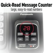 Panasonic Expandable Cordless Phone with Call Block and Answering Machine