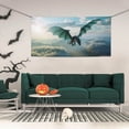 thumbnail image 2 of Salouo Cloud Sky Green Dragon Pattern Holiday Banner Outside Party Decoration Banner (1PC) Festival Supplies Fit for Birthday Parties & Celebrations & Chrismas-Medium, 2 of 8
