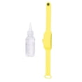 thumbnail image 1 of Pulsera de jabón de silicona, dispensador de desinfectante de manos, botellas exprimibles Amarillo, 1 of 9