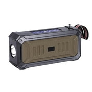 Solar Bluetooth Speaker Portable Outdoor Bluetooth Speaker With Multifunctional Outdoor Flashlight Stereo Sound With Home Wireless Speaker