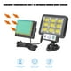 thumbnail image 2 of Luz de pared solar al aire libre Sensor de movimiento impermeable Lámpara de jardín al aire libre (C), 2 of 9