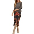 thumbnail image 2 of Suéteres Clásicos de Lana para Mujer, Cuello Redondo, Estilo Casual, Ideales para Otoño Marrón M, 2 of 9