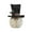 A, variant on hengsof Christmas Cloth Snowman Doll Ornaments with Hat & Branches Desktop Figurines for Home Shelves Tree Trimming Festive Accents Ideal for Christmas