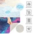 thumbnail image 3 of Yayeee Bath Rug for Bathroom Floor Non Slip Rectangle Fluffy Soft Absorbent Mat, 16"x24", Space Astronaut, 3 of 7