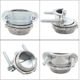 thumbnail image 4 of 4 Pcs Clamp Type Cable Connectors, Zinc Clamp Cable Connector Fittings for Metallic Conduit Protect Cables (1/2 Inch + 3/4 Inch), 4 of 6