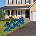 thumbnail image 2 of Big Dot of Happiness Blue 2026 Graduation Party Yard Signs - Outdoor Lawn Decorations - 2026, 2 of 8