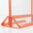 thumbnail image 5 of M&T Displays Desktop Acrylic Sign Menu Holder Double Sided T Shape Tabletop 8.5x11 Inch Pink Border Bottom Loading Clear Ad Frame for Restaurant Store Wedding Party Event (6 pack), 5 of 8