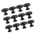 thumbnail image 3 of 12 Pcs Boutons de Porte en Aluminium Poignée Ronde de Tirage de Porte Boutons d'Armoire de Cuisine Boutons de Tirage pour Armoire Garde-Robe (Noir Mat), 3 of 6