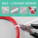 thumbnail image 2 of 250 White Cable Ties, 200mm x 3.6mm, Nylon Cable Ties for Home Office, 2 of 5