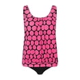 thumbnail image 5 of 2026 New Tankini Swimsuits for Women Swim Tank Top with Swim Shorts, 2 Piece Swimwear Modest Tummy Control Bathing Suits(Hot Pink,XL), 5 of 5
