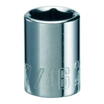 CRAFTSMAN Shallow Socket, SAE, 1/4-Inch Drive, 7/16-Inch, 6-Point (CMMT43498) 7/16"