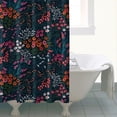 thumbnail image 4 of Pioneer Flower Floral Print Pattern Shower Curtain 72"x84" ,Bathroom Decorative Shower Curtains Set with 12 Hooks,Modern Waterproof Washable Shower Curtain, 4 of 6