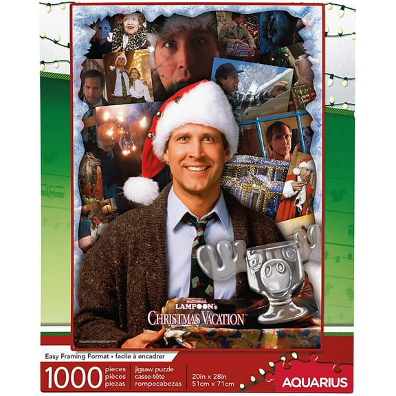 Aquarius Christmas Vacation Collage 1000 Pc Puzzle