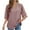 Pink#22, variant on EGNMCR Summer Tops for Women Fashion V Neck Short Sleeve Solid Color Casual Loose Soft T-Shirt Pullover Blouse Tops Spring/Summer Sale