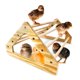thumbnail image 3 of Percha de madera para pollitos de patio, gimnasio tipo jungla, barra de descanso, juguetes para gallinas, criadoras y gallineros, 3 of 8