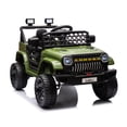 thumbnail image 1 of Kids Ride On Truck – 12V Battery Powered – 2.4G Remote Control – Spring Suspension – LED Lights, Music & Battery Display – Electric Car Toy – Boys & Girls – Multi-Color, 1 of 14