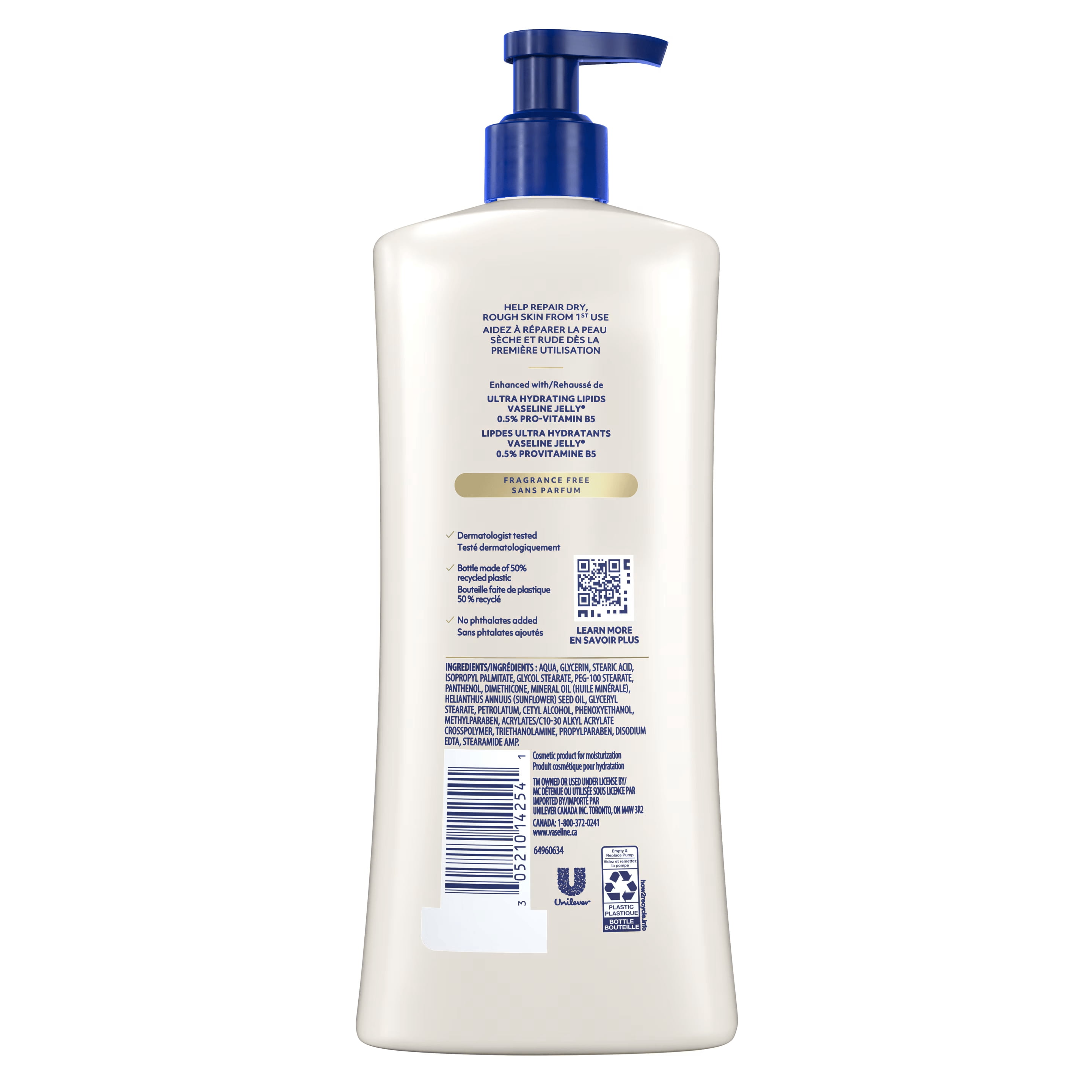 2X - Vaseline Intensive Care Moisturizing Advance Repair Body Lotion - Unscented - 32 fl oz