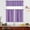 Lavender, variant on Turquoise 3-Piece Kitchen Curtain, Wave Line Pattern Window Treatment Tiers Kitchen Curtains 36 Inch Length Farmhouse(52X18 26X36 Inch, Turquoise,3 Piece)