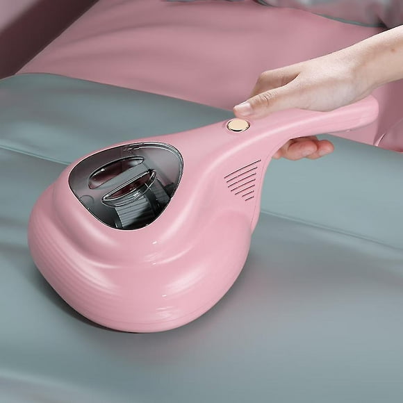 White Dust Mite Vacuum Cleaner With Sterilizing Uv-c Light - Mattress Vacuum Cleaner With Hepa Filter, Destroys 99.9% Of All Dust Mites - Cleans And D