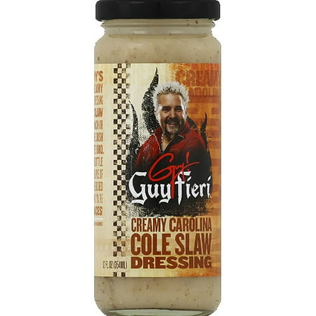 Guy Fieri Creamy Carolina Cole Slaw Dressing, 12 fl oz, (Pack of 6)