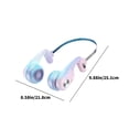 thumbnail image 3 of Ventilador de cuello colgante Fiudx Mini portátil de alta potencia eólica carga silenciosa cinco velocidades, 3 of 6