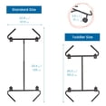 thumbnail image 2 of ECR4Kids Universal Cot Trolley, Black, 2 of 9