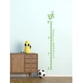 Lime Green Kids Wall Vinyl Sticker Growth Chart Monkey 25 Feet with