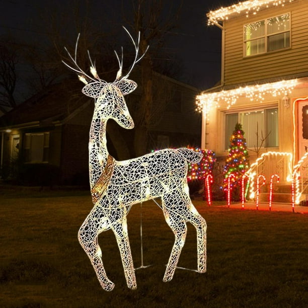 Christmas reindeer lights outdoor outlet