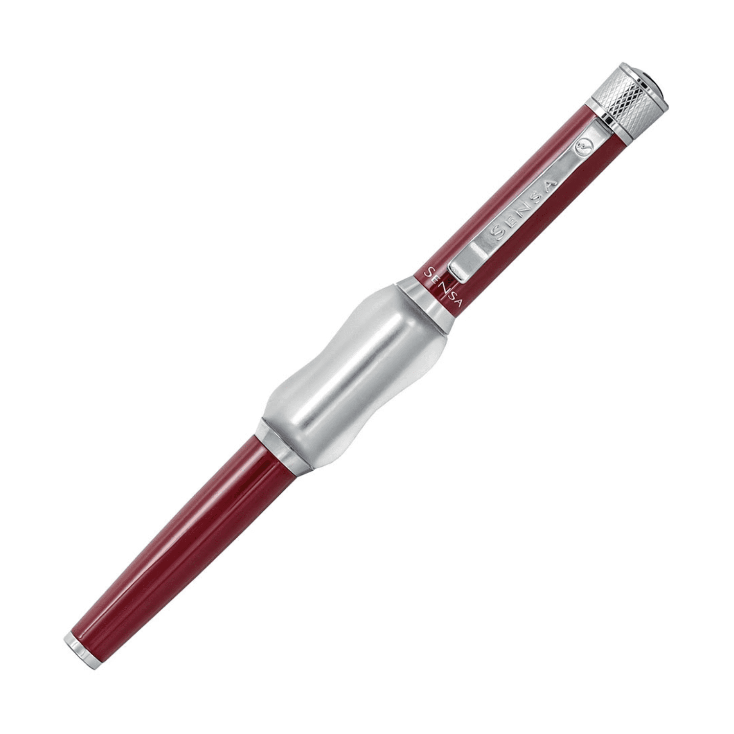 (2 pack) Sensa Classic Fountain Pen Crimson Burgundy Medium Nib
