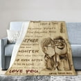 thumbnail image 1 of LHSHID To My Husband Throw Blanket Soft Fuzzy Fleece Blanket For Couch Bed Living Room Decoration 60x80in, 1 of 6