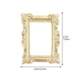 thumbnail image 2 of Luxshiny 9Pcs Mini Picture Frame Ornaments Miniature Photo Frames Rectangular Resin Silver 1.85X1.29X0.16In, 2 of 8