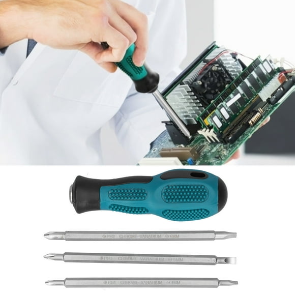 Screwdriver Set, Double-Headed Screw Driver Bits Screwdriver Bit Set 3PCS for Industrial Service Supplies