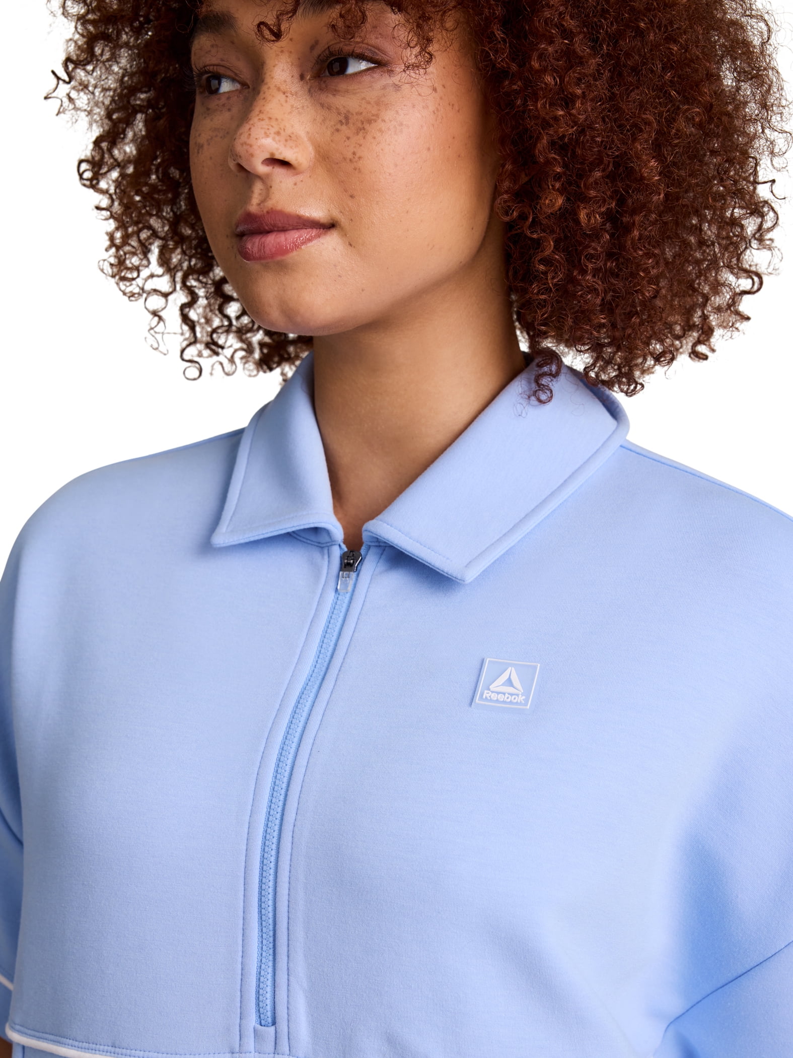 Reebok Women's and Women's Plus Team Player Short Sleeve Oversize Pullover, Sizes XS-4X