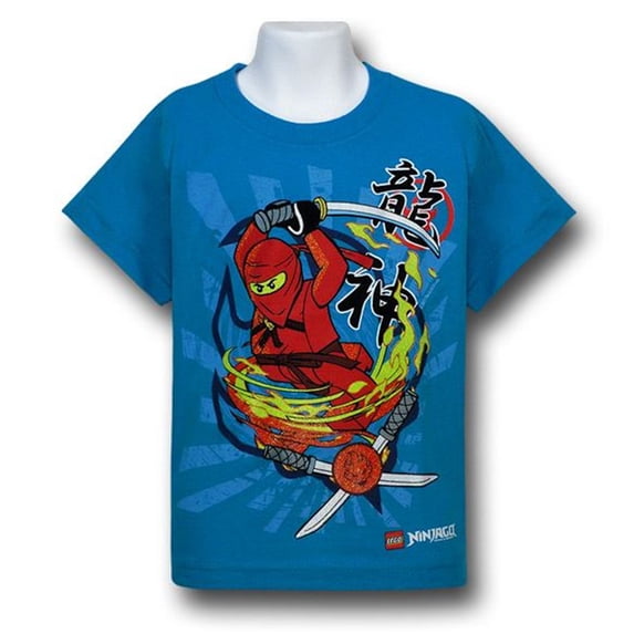 Kids Ninjago Spinning Fire T-Shirt-Juvenile 5/6