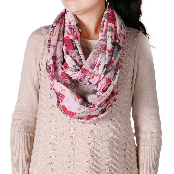 Richie House Retro Memories Duotone Scarf RH0465