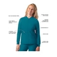 thumbnail image 3 of Adar Addition Scrubs For Women - Zippered Bomber Scrub Jacket, 3 of 7