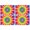 Rainbow Tie Dye, variant on Colorful Rainbow Tie Dye Spiral Pattern Summer Placemats Table Placemats Set Of 4-Linen Kitchen Washable Placemats Table Mats 11.8"x17.7" Non-Slip Heat Resistant