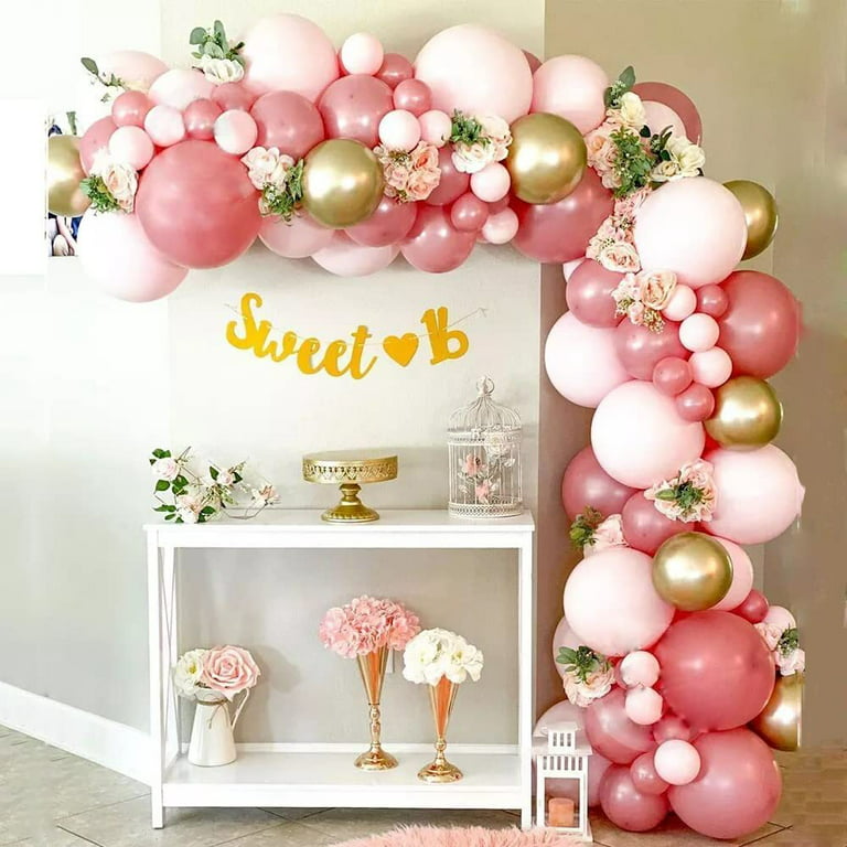 Balloon Arch Kit - Rose Gold Arrangement