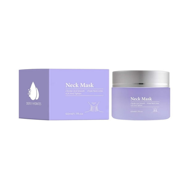 Crema hidratante, crema hidratante, crema facial, mascarilla reafirmante para el cuello, 50 ml. Mascarilla para el cuello, reduce las arrugas del cuello, hidrata y fortalece la piel. Mascarilla para e