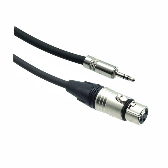 3.5mm Male to XLR Female Microphone Cable